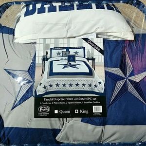 Dallas star comforter set